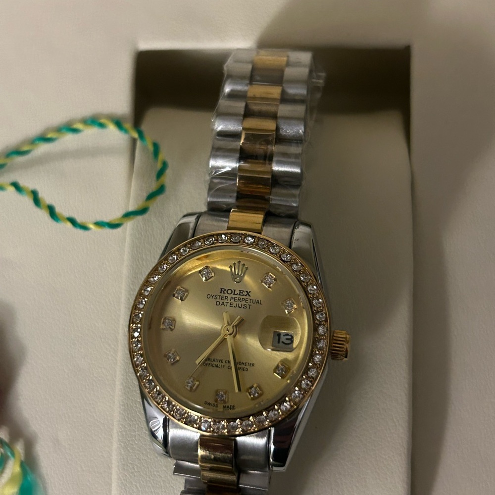 Rolex Oyster Perpetual Two-Tone Watch